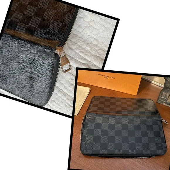 Louis Vuitton Zippy Damier Graphite Vertical Long Wallet - Picture 14 of 16